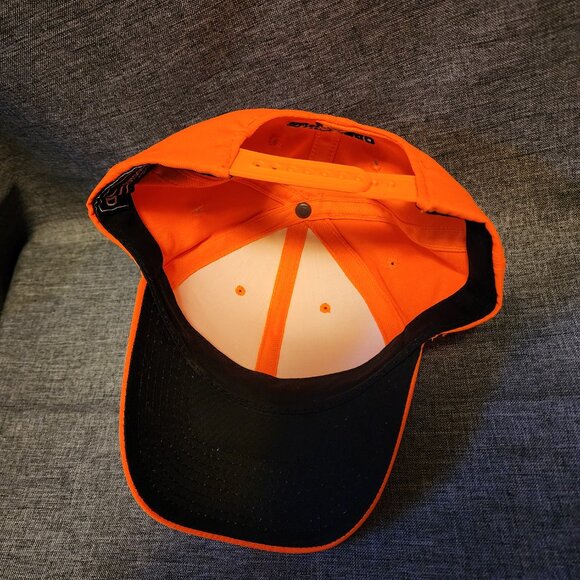 Gander Mountain Since 1960 Embroidered Logo Blazed Orange Snapback Hat - Picture 7 of 8